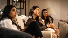Participants listening during a session